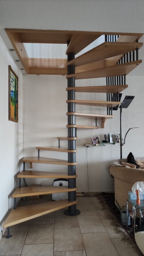 Spindeltreppe Aufgang Vorne EG 2